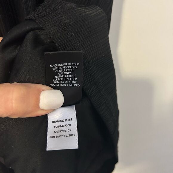 Torrid Georgette Embellished Mock Neck Tunic Tank Black 2X black whimsigoth goth - Picture 16 of 16